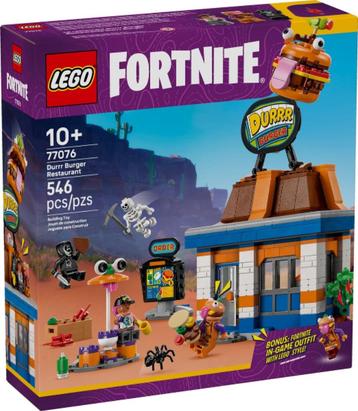 Nieuwe Lego Fortnite set 77076 Durrr Burger restaurant beschikbaar voor biedingen