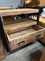 Ladekast Mango met open vak - 80x80x45 - ZWARE kwaliteit, Ophalen, Overige materialen, 1 of 2 laden, Nieuw