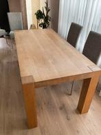 Eiken eettafel, Huis en Inrichting, Tafels | Eettafels, Ophalen, Gebruikt, Eikenhout, 50 tot 100 cm