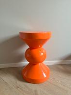 Xenos bijzettafel diabolo oranje peach 33x50, Huis en Inrichting, Tafels | Bijzettafels, Minder dan 55 cm, Rond, Zo goed als nieuw