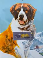 Vintage Milka emaille Reclamebord XL, Ophalen, Reclamebord, ., Zo goed als nieuw