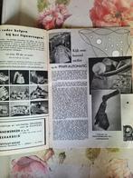 Vintage/Modeblad/Jaren 50/Maandblad voor handwerken, Ophalen of Verzenden