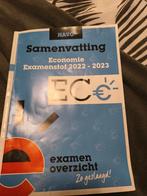 ExamenOverzicht - Samenvatting Examenstof Economie HAVO, Ophalen of Verzenden, Nederlands, Overige niveaus, ExamenOverzicht