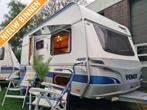 FENDT SAPHIR 420 / 2007 / VT EN LUIFEL, Caravans en Kamperen, Overige typen, Kachel, Bedrijf, Treinzit