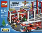 LEGO City Brandweerstation - 7208, Kinderen en Baby's, Speelgoed | Duplo en Lego, Complete set, Ophalen of Verzenden, Lego, Zo goed als nieuw