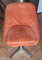 Leuke oranje design stoel (draaibaar), Gebruikt, Ophalen of Verzenden, Eén, Overige kleuren