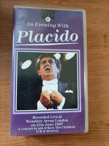 VHS-cassette "An Evening With Placido". Videoband beschikbaar voor biedingen