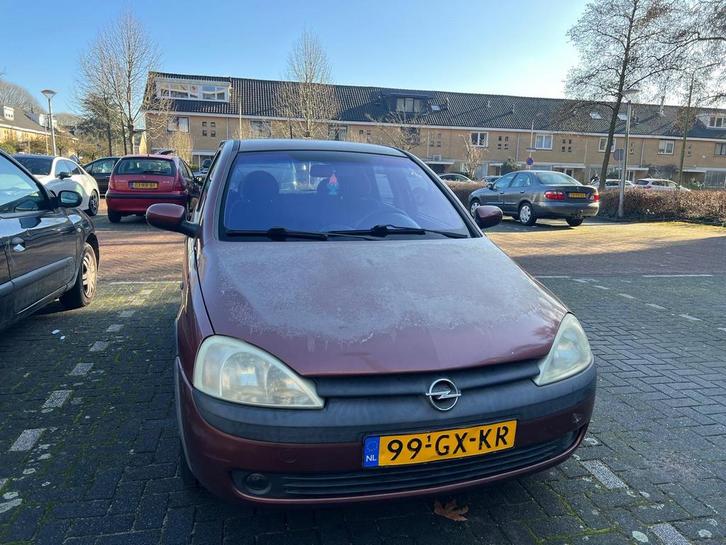 Opel Corsa 1.4 I 16V 5D AUT 2001 Rood, Auto's, Opel, Corsa, Benzine, E, Hatchback, Automaat, Origineel Nederlands, Rood, Voorwielaandrijving