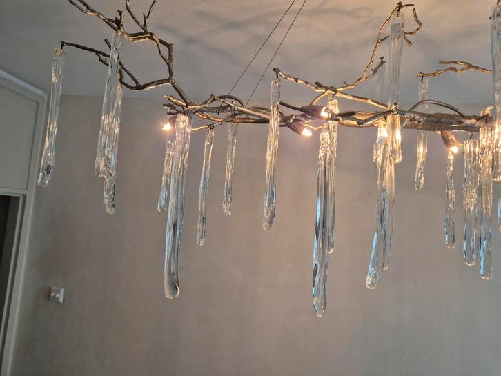 Serip Glamour dripstone, Huis en Inrichting, Lampen | Kroonluchters, Zo goed als nieuw, Glas, Ophalen of Verzenden