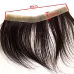 Heren Zwart Haar Inham Toupet Toupetje Haarstukje Haarstuk, Verzenden, Nieuw, Pruik of Haarverlenging