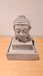 Boeddha Fontein met Water Val - Nieuw, Tuin en Terras, Ophalen of Verzenden, Nieuw, Beton, Boeddhabeeld