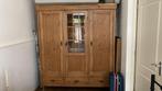 Antiek- grenen Linnen Kast, Huis en Inrichting, Ophalen, Gebruikt, Met hangruimte, 50 tot 75 cm