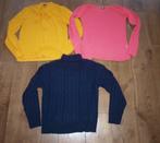 3 Truien en Longsleeves (S), Geel, Ophalen of Verzenden, Maat 36 (S), Gedragen