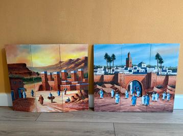 Marokkaanse Canvas Schilderijen - Marrakech beschikbaar voor biedingen