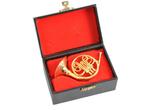 Miniatuurinstrument Hoorn, Goudkleurig, Muziek en Instrumenten, Instrumenten | Toebehoren, -, -, Nieuw, Ophalen of Verzenden