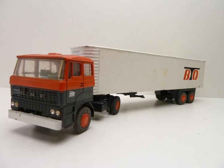 DAF 2800  '' BTO ''  Lion Car   loop of sloop, Hobby en Vrije tijd, Modelauto's | 1:50, Gebruikt, Bus of Vrachtwagen, Lion Toys