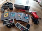 Compleet gereinigde Nintendo Nes Action Set met 4 spellen, Spelcomputers en Games, Spelcomputers | Nintendo NES, Ophalen of Verzenden
