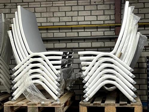 Veerle lounge en tuinbank met textiele zitting en alu frame, Tuin en Terras, Tuinbanken, Nieuw, Aluminium, Ophalen