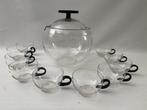 Art Deco/30s  W.J. Rozendaal Bowlschaal met deksel en 4+6, Ophalen