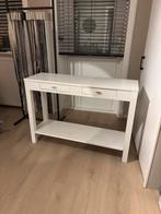 Wit Kastje/Sidetable met Lades, Huis en Inrichting, Tafels | Sidetables, Ophalen, Gebruikt, 100 tot 150 cm, Overige houtsoorten