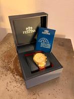 Festina - herenhorloge gold, Ophalen of Verzenden, Zo goed als nieuw, Staal, Overige merken