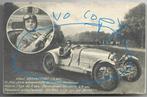 Bugatti record carte postale, Verzamelen, Ophalen of Verzenden, 1920 tot 1940, Ongelopen, Voertuig