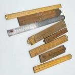 Partijtje meetlatten: Rabone, Stanley, Smallwood, Antiek en Kunst, Ophalen of Verzenden