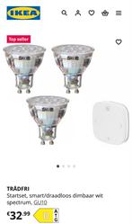 Ikea tradfri GU10 Spots - Wit Licht, Nieuw, Ophalen of Verzenden, Nieuw, Glas