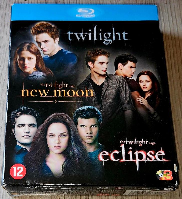 Twilight Saga - Trilogie - 3x Blu-ray Boxset, Cd's en Dvd's, Blu-ray, Zo goed als nieuw, Science Fiction en Fantasy, Boxset, Ophalen of Verzenden