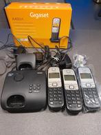 Gigaset A400H basisset met 2 extra handsets, Ophalen of Verzenden, Nieuw, 1 handset