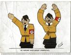 de  nieuwe  nazi-  groet ---  VERPLICHT Smits gro formaat155, Verzamelen, Militaria | Tweede Wereldoorlog, Overige soorten, Duitsland