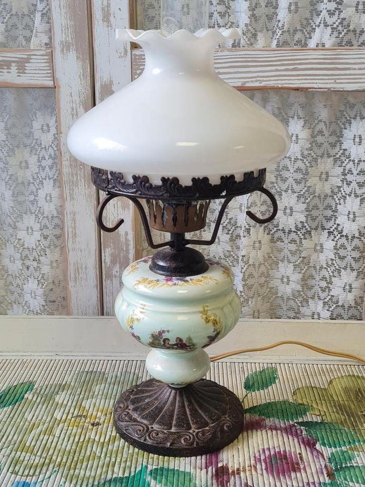 Vintage schemerlamp/sfeerlamp/olielamp, Antiek en Kunst, Antiek | Lampen, Ophalen