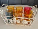 Mandje met antieke glaasjes, Antiek en Kunst, Antiek | Glas en Kristal, Ophalen