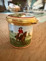 Halcyon Days Georgian country emaille  doos, Ophalen of Verzenden