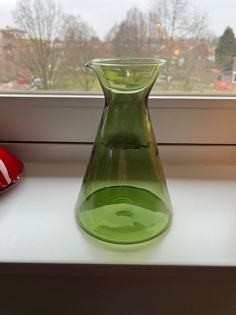 Vintage Ikea Leende karaf - Anne Nilsson - Groen, Ophalen of Verzenden