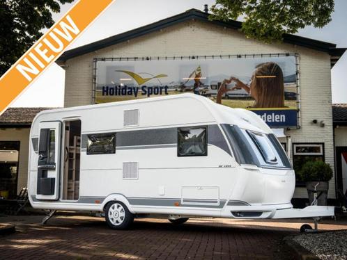 Hobby De Luxe 490 KMF Model 2025, Caravans en Kamperen, Caravans, Bedrijf, tot en met 5, 1000 - 1250 kg, Treinzit, Hobby, Dwarsbed