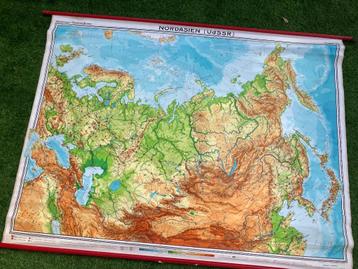 Wandkaart Noord-Azië, Westermann Nordasien (UdSSR) beschikbaar voor biedingen