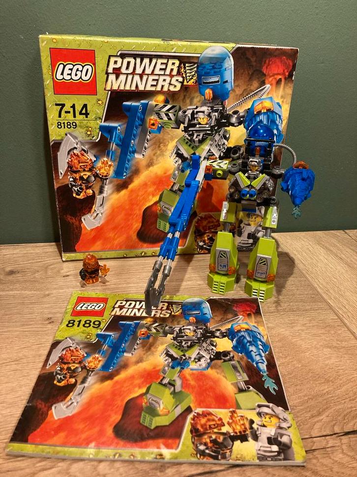 Lego Power Miners 8189 complete set met originele doos, Kinderen en Baby's, Speelgoed | Duplo en Lego, Zo goed als nieuw, Lego