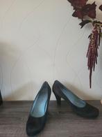 Italiaanse zwarte suede pumps maat 41, Pumps, Zwart, Ophalen of Verzenden, Di Lauro