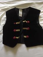 vest met tressen verkleedpak bolero zwart goud 128 carnaval, Ophalen of Verzenden, Nieuw, 122 t/m 128, Jongen of Meisje
