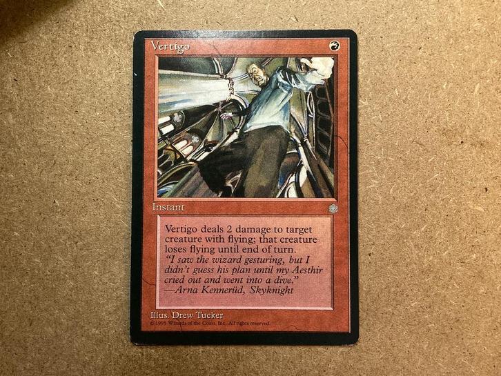 1x Vertigo (Excellent), Hobby en Vrije tijd, Verzamelkaartspellen | Magic the Gathering, Zo goed als nieuw, Losse kaart, Ophalen of Verzenden