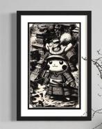 Pikachu (Pokemon) Old Tokyo’s Last Samurai, Antiek en Kunst, Kunst | Schilderijen | Modern, Ophalen of Verzenden