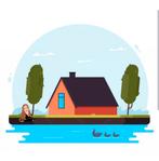Gezocht: woonark/ huisje aan het water voor koop of verhuur, Huizen en Kamers