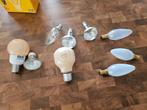 Diverse gloeilampen, Ophalen of Verzenden, Zo goed als nieuw, E27 (groot), Gloeilamp