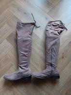 Paar beige hoge laarzen mt:40, Kleding | Dames, Schoenen, Ophalen of Verzenden, Zo goed als nieuw, Beige, Hoge laarzen