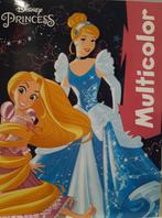 Kleurboek multicolor Disney Prinsessen Assepoester Rapunzel