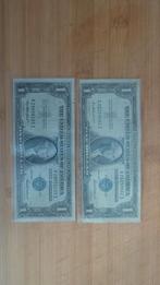 Two 1935 "pre In God We Trust" silver certificates, Ophalen of Verzenden, Polen