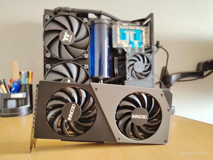 Inno3D RTX4070 TwinX2 12GB, Computers en Software, Videokaarten, Gebruikt, Nvidia, PCI-Express 5.0, GDDR6, HDMI, DisplayPort, Ophalen