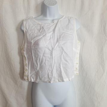 Wit linnen dames shirt, Mt 42. merk Josephine & Co beschikbaar voor biedingen