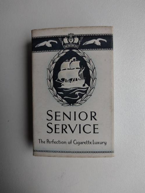 Leeg vintage pakje 10 Senior Service sigaretten Pattreiouex, Verzamelen, Rookartikelen, Aanstekers en Luciferdoosjes, Gebruikt